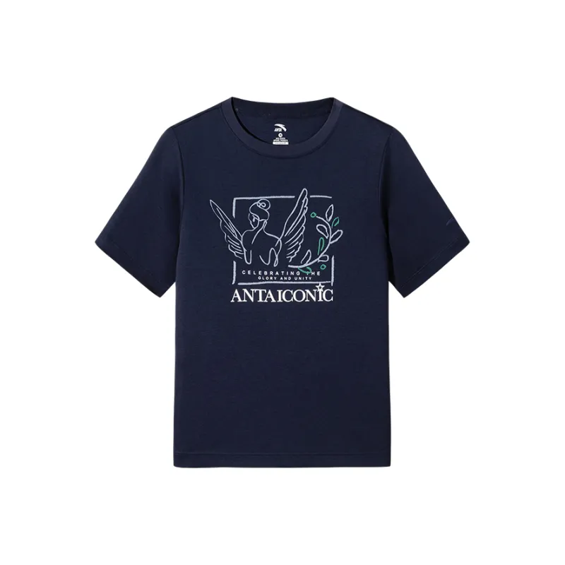 Anta Life Collection T Shirt Women's Zeus Blue-0