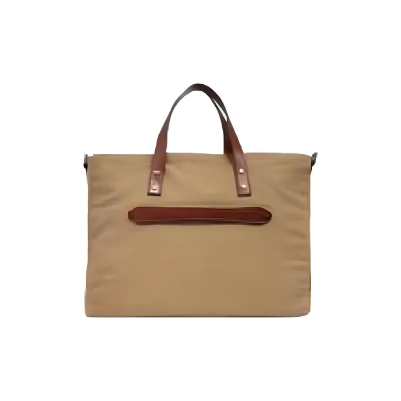 THE BRIDGE Recycled Cotton Briefcase Regular Women's Brown-2