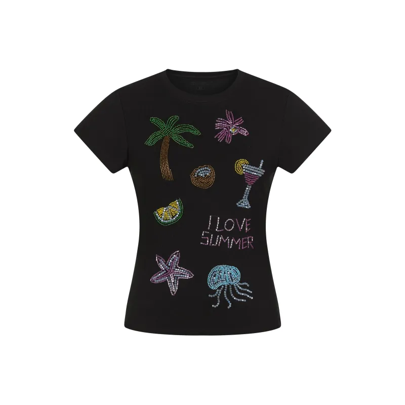 BETWEENAND T Shirts Women's-5