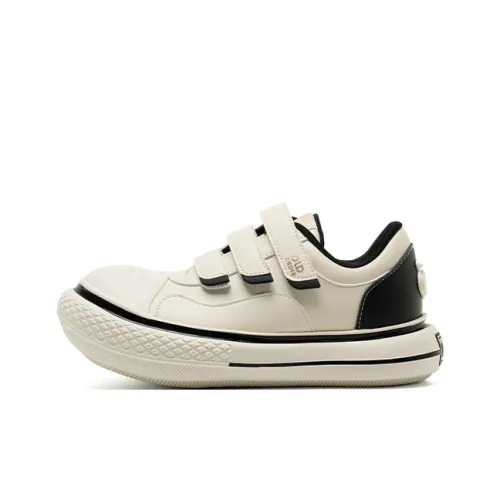 OLD ORDER Waterproof Height Increase Low Top Casual Shoes Unisex Beige Black