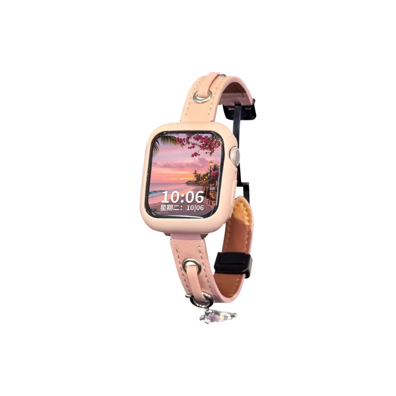 Miss Wrist Apple Compatibility Watch Band 130 180mm Artificial Leather Material-5