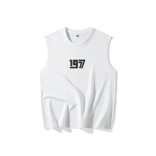WOSAWE Trendy Fashion Tank Top Sports Vest Plus Size Loose Fit Trendy T Nature Unisex