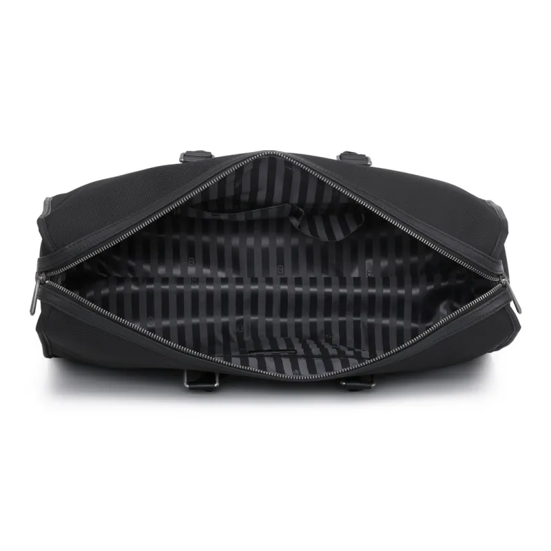 Chrisdien Deny Cow Leather Travel Bag Men's Black-5
