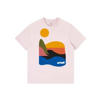 Topaz T Shirt Unisex Light Pink