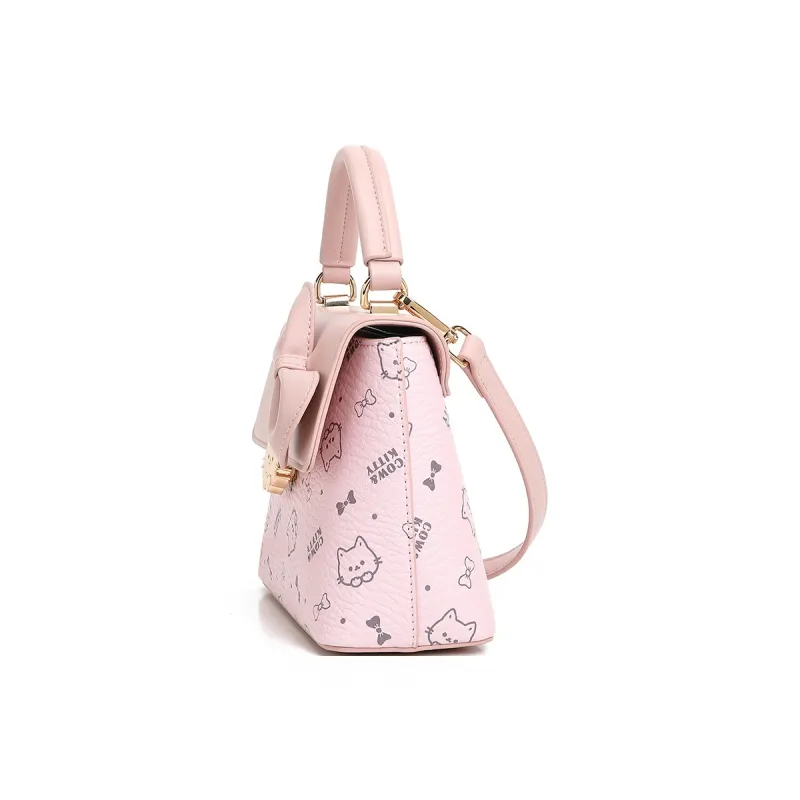 DALO PU Shoulder Bag, Crossbody Bag, Handbag Women's Cherry Blossom Pink-7