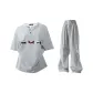 Heather Gray+Gray Pants