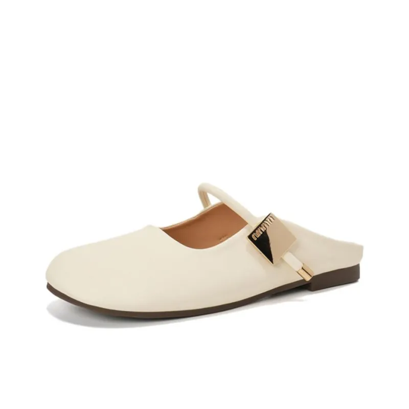 Than Than Me Rubber Sole Slip Resistant Closed Toe Slippers Women's-0