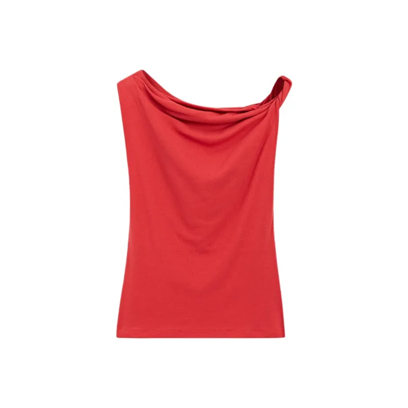 Massimo Dutti T Shirts Women's Red-1