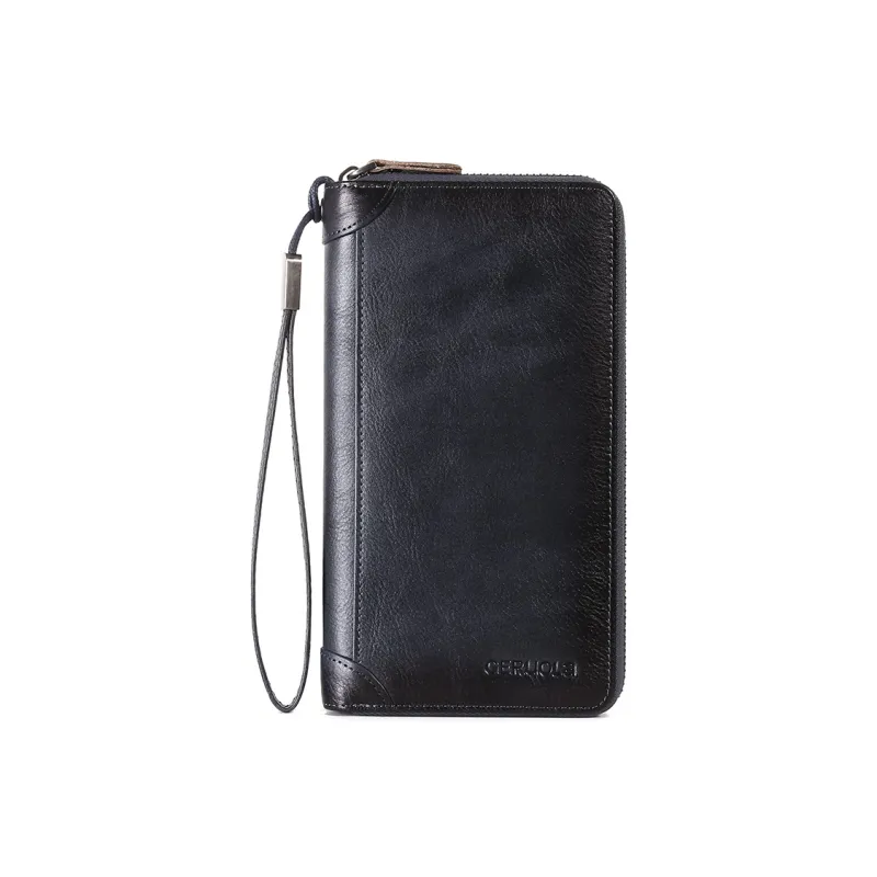 Gorora Top Grain Cow Leather Anti Skimming, Practical Card Holder Regular Unisex Multicolor-22