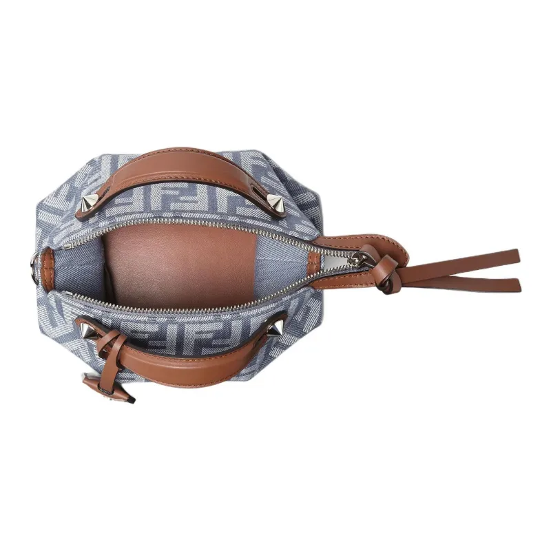 FENDI By The Way Series Polyester Shoulder Bag, Crossbody Bag, Handbag Mini Women's Blue-5