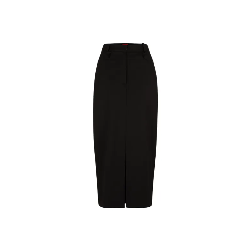 HUGO BOSS Casual Long Skirt Women's Black-0