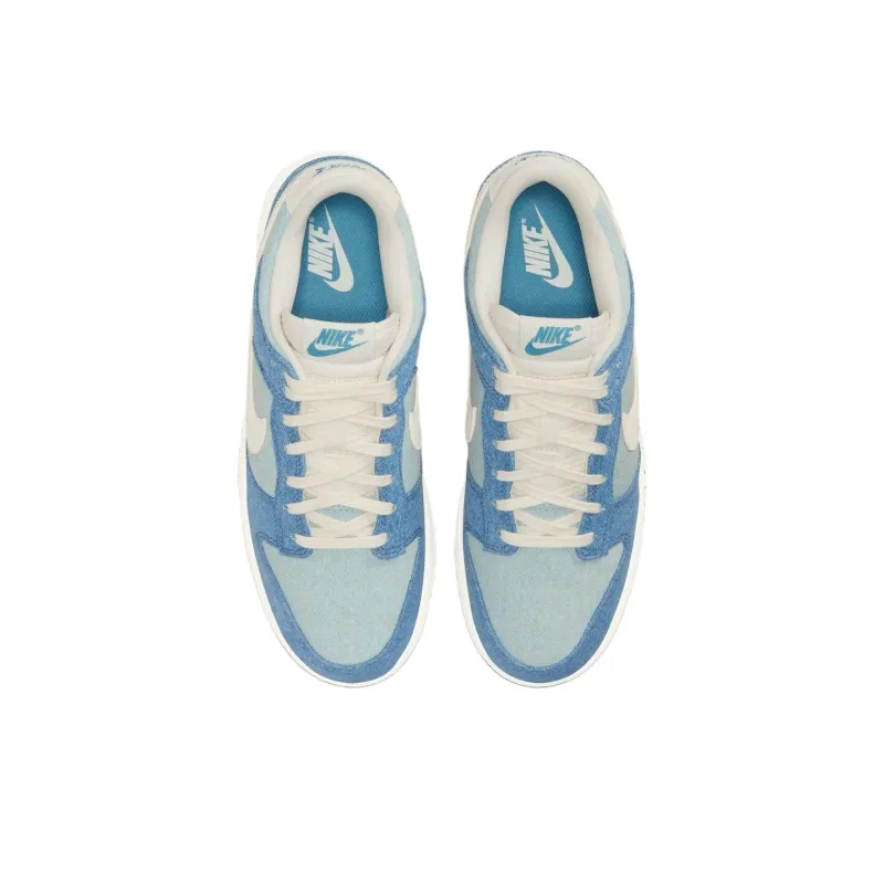 Nike Dunk Wear resistant And Lightweight Low Top Skateboard Shoes Women's Blue-3