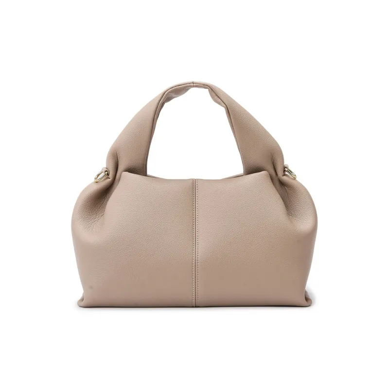 Boniu PU Crossbody One Shoulder Handbag Women's Gold Brown/Black/Elephant Gray-2