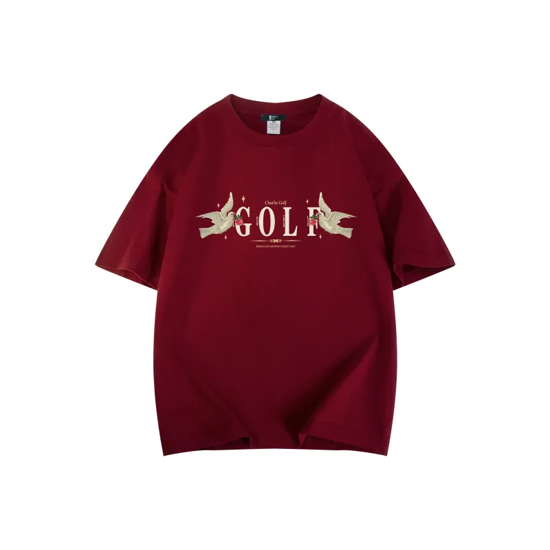 CHARLIE GOLF Short Sleeved T Shirts Unisex-13