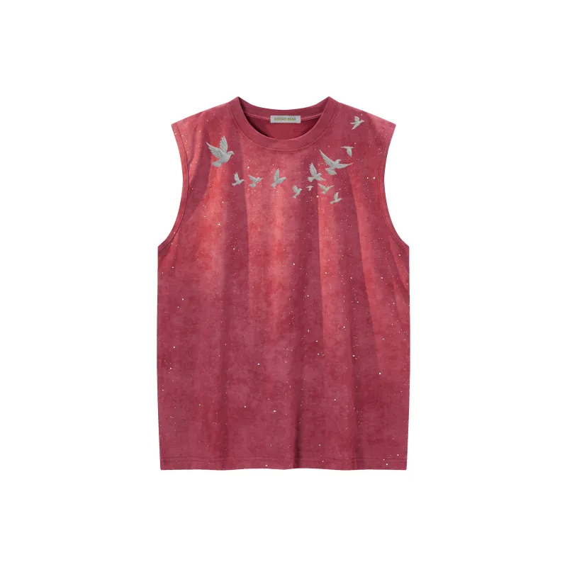 Budding Bear Tank Tops Unisex-4