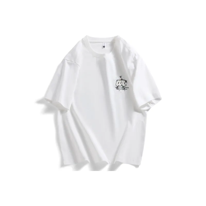 WOSAWE Embroidery Print Crew Neck American Teenagers Fashion Popular Half Sleeve T Shirt Unisex-2