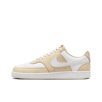 Nike Court Vision Low Anti Slip Wear Resistant Low Top Skateboard Shoes Men's Light Brown