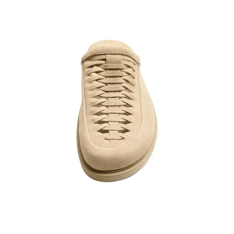 ZARA Abrasion Resistant Closed Toe Slippers Men's Beige-3