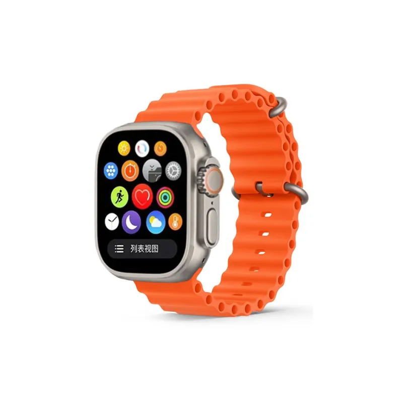 MUZHITIANKONG Apple Compatibility Watch Band Silicone Material-6