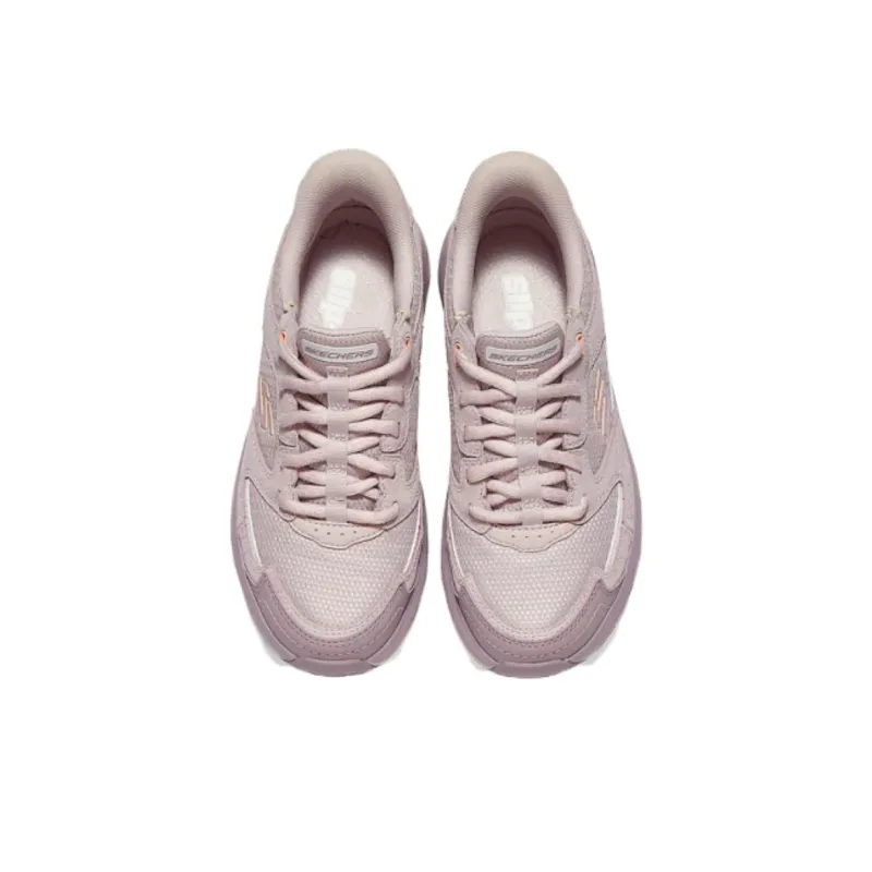 Skechers Glide Step Collection Anti Slip Wear Resistant Low Top Casual Running Shoes Women's Pink-2