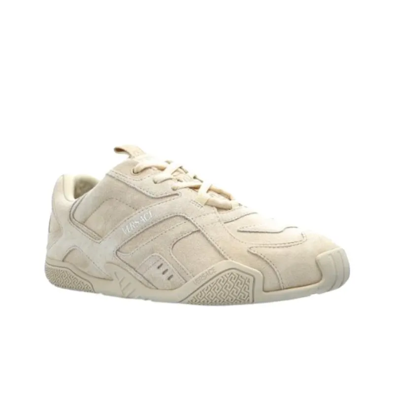 VERSACE Low Top Casual Shoes Women's Ecru-1