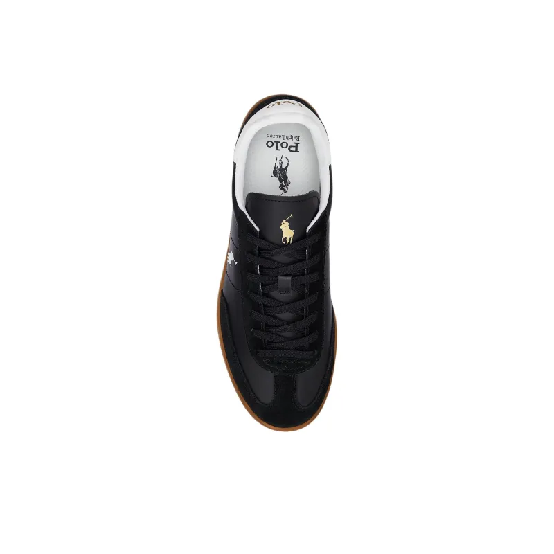 Polo Ralph Lauren Bedford Low Top Skateboard Shoes Unisex Black-3