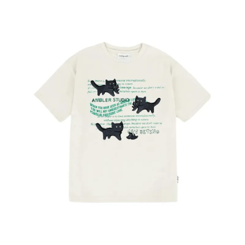 Ambler T Shirts Unisex Ivory-0