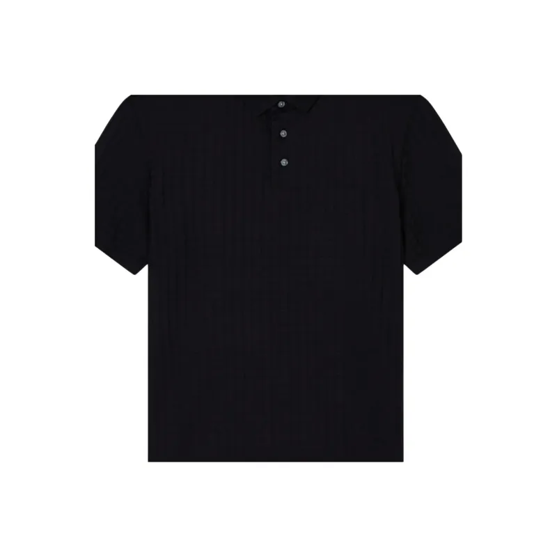 EMPORIO ARMANI Jacquard Jersey Polo Shirt-1