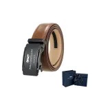 Black Lens/Gunmetal Buckle+95 Pattern, Coffee Strap (Dark Blue Box)