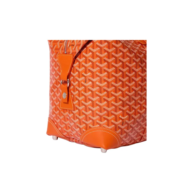 GOYARD Bowling Canvas Shoulder Bag, Crossbody Bag, Handbag, Travel Bag Unisex Orange-4