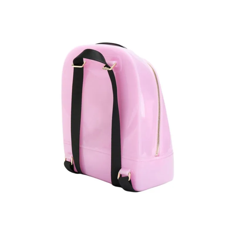 Furla Candy PVC Polyvinyl Chloride Backpack Women's Pink-1