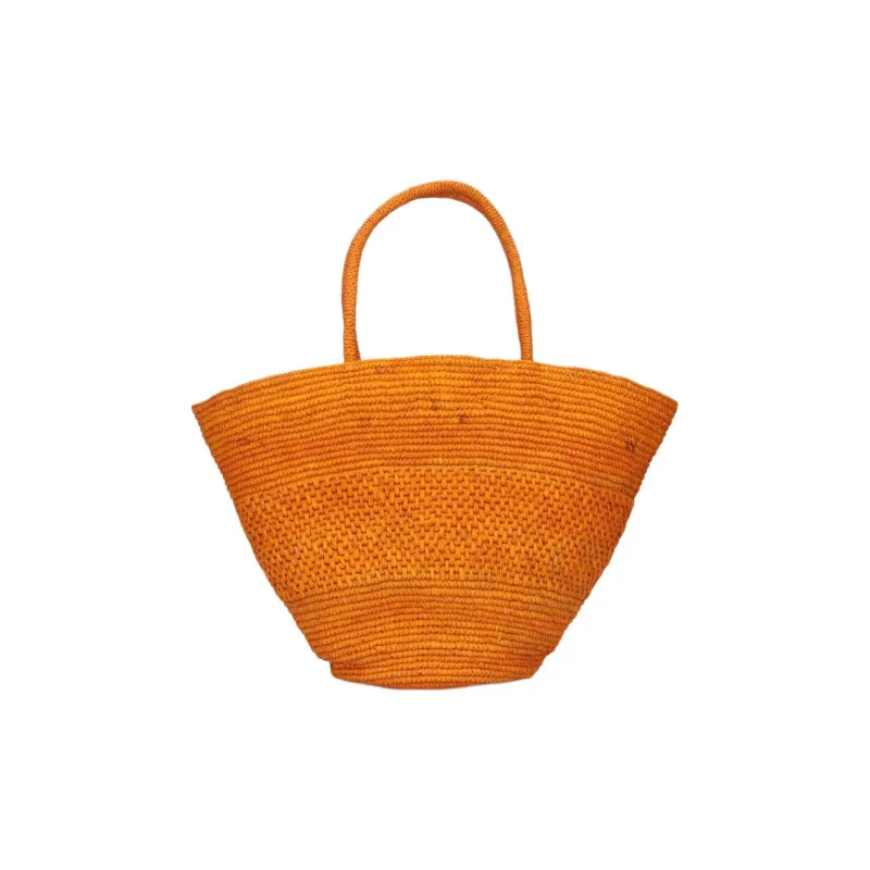 THE ROW Raffia Tote Bag, Shopping Bag, Handbag Women's Orange-0