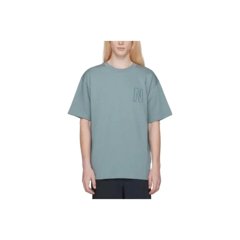 NORSE PROJECTS T Shirt Men's Dark Ice Blue-0