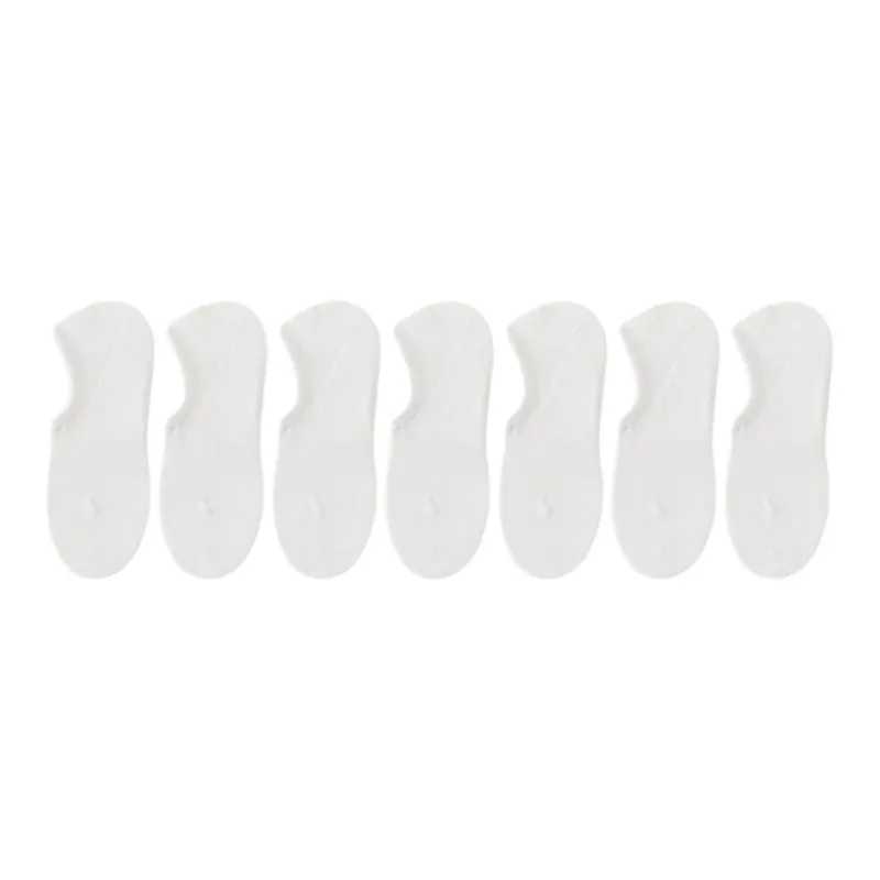 Thirteen day Season No Show Socks Women's 7 Pack-8