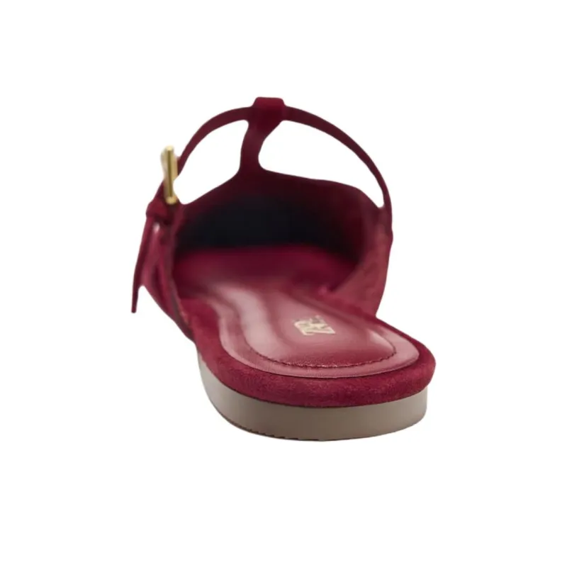 ZARA Abrasion Resistant Closed Toe Slippers Women's Red-4