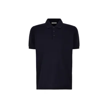 Canali Polo Shirts Men Blue
