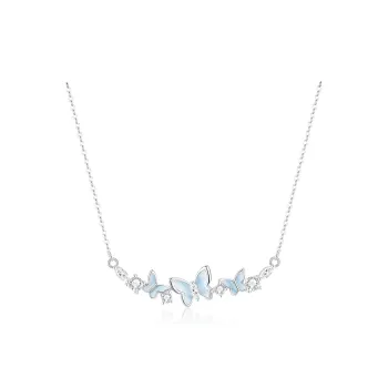 Barbie S925 Silver Necklaces Unisex