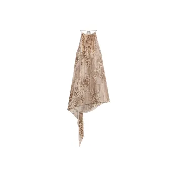 Blumarine Sleeveless Dress Women's Brown