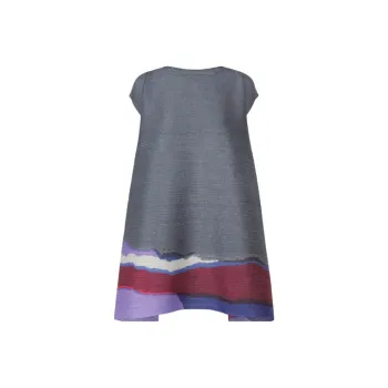 PLEATS PLEASE ISSEY MIYAKE T Shirt Women's Dark Blue Gray