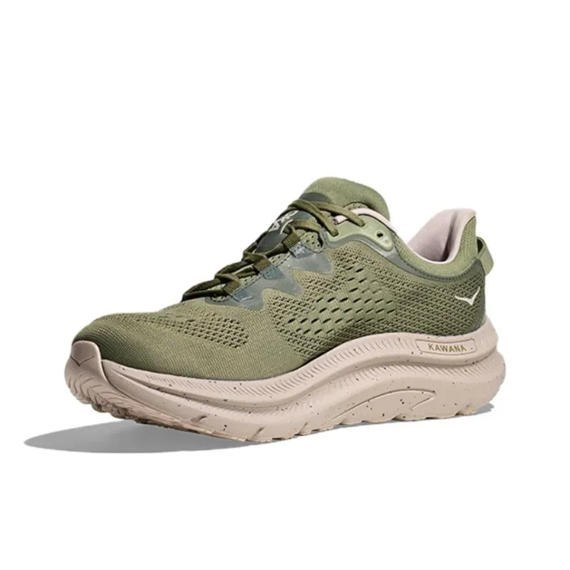 HOKA ONE ONE KAWANA 2 Anti Slip Wear Resistant Low Top Marathon Long Distance Running Shoes Men's Green-2