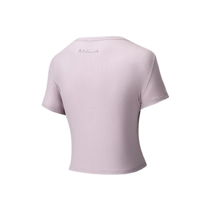 Anta Variety Training Collection T Shirt Women's Berry Pink-1
