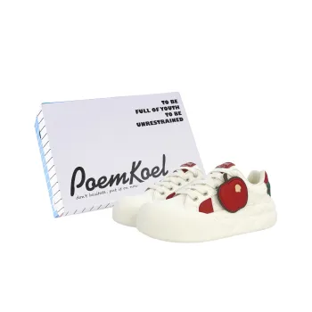 POEM KOEL Height Increasing Abrasion Resistant Lightweight Low Top Skateboard Shoes Women's