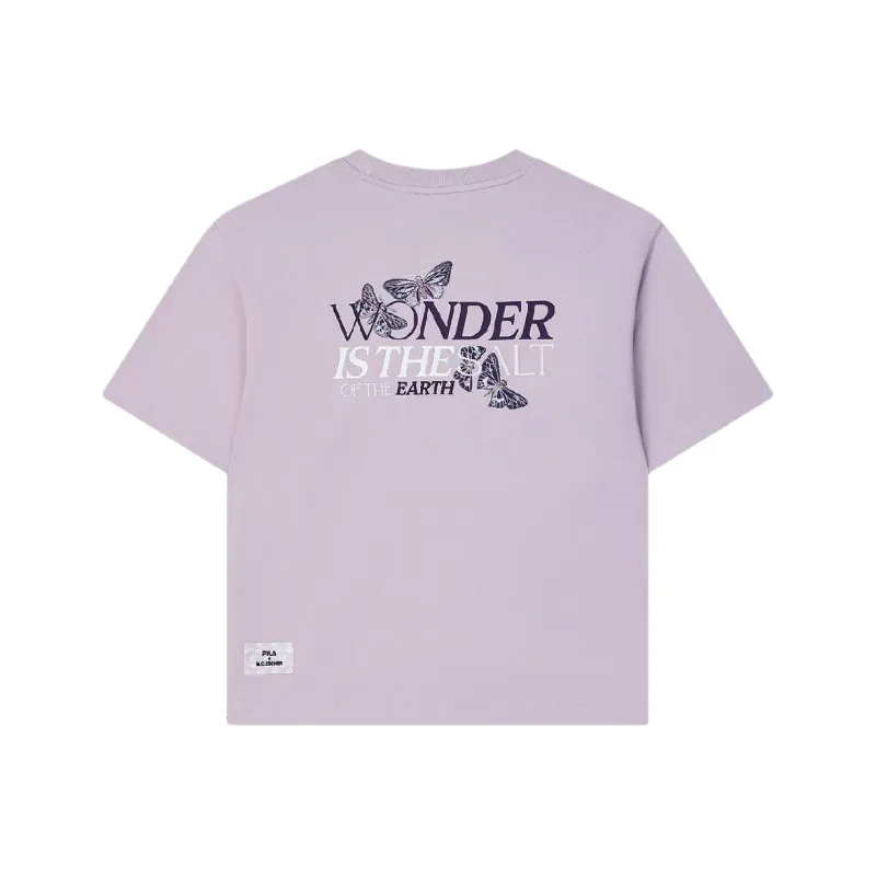 FILA x M.C.ESCHER SS25 T Shirt Women's Bright Purple Pink-1
