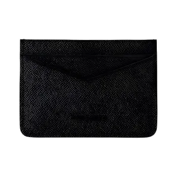 SAMSONITE Cow Leather Card Holder Men's Black