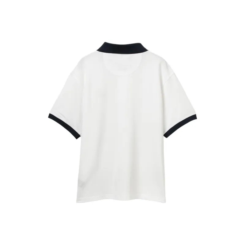 BARBOUR SS25 Polo Shirt Unisex White-1