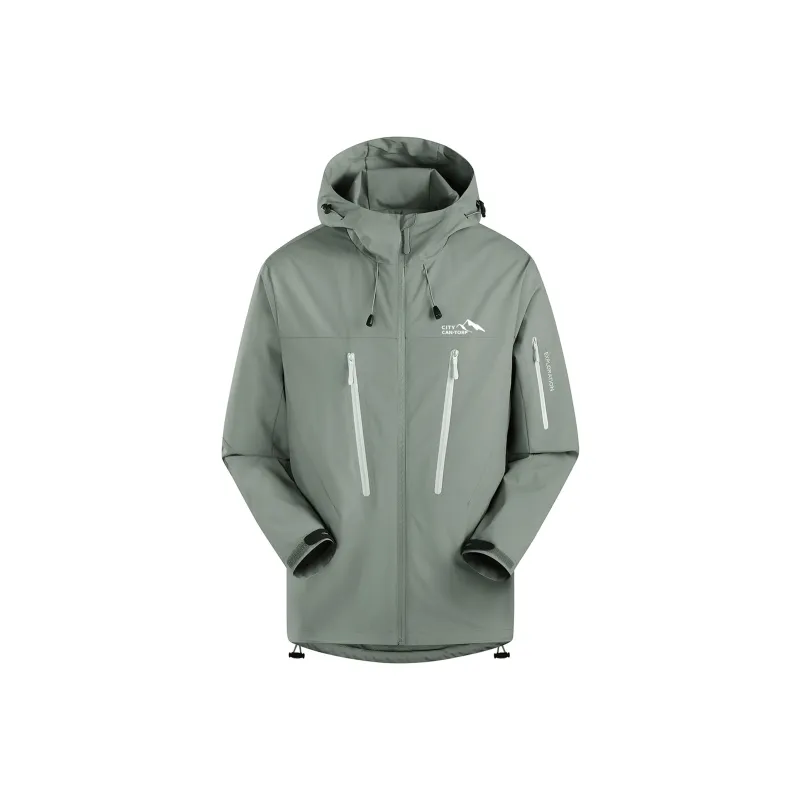 CAN·TORP Abrasion Resistant Lightweight Breathable Waterproof And Windproof Rainproof Windbreaker Jacket Unisex-8
