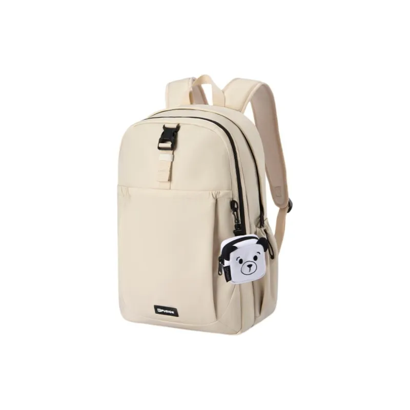 FILA FUSION Fabric Backpack Mini Unisex Morning Mist Gray-2