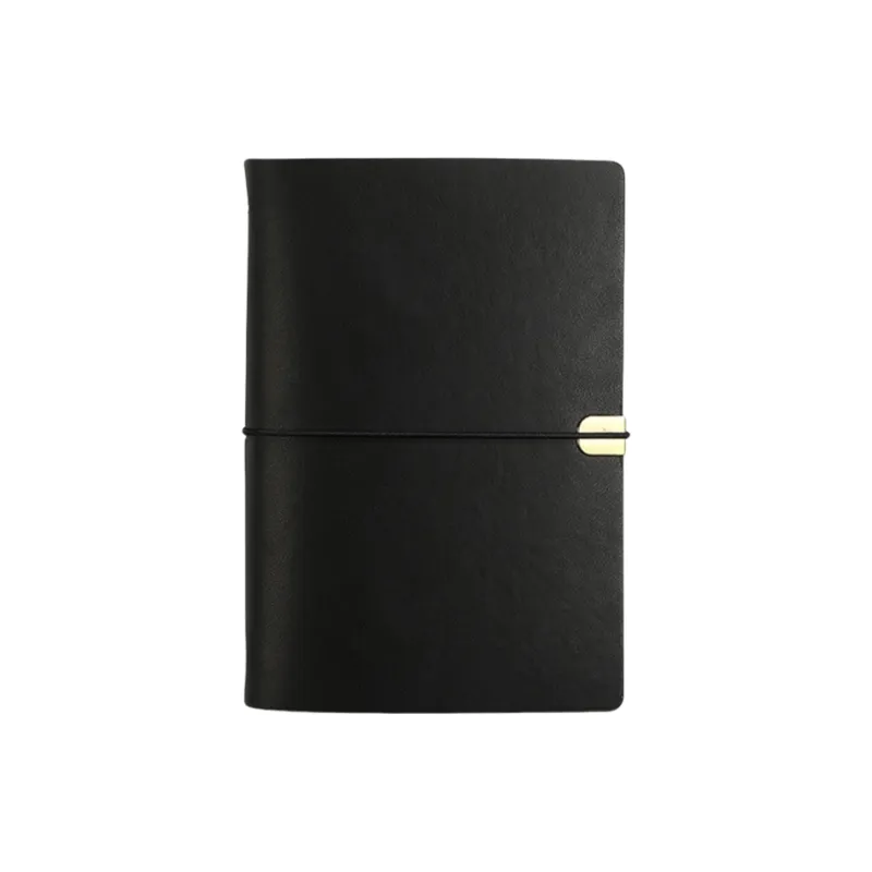 XIAOKOUTU Vintage Lace Up Laptop Notebook Soft Leather Loose Leaf Detachable Planners-0