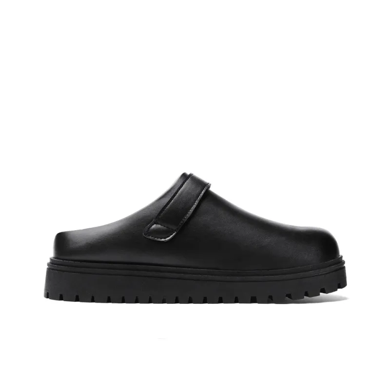 ROBINHOOD Odor Resistant Abrasion Resistant Slip Resistant Antibacterial Closed Toe Slippers Men's Black Box Included-4