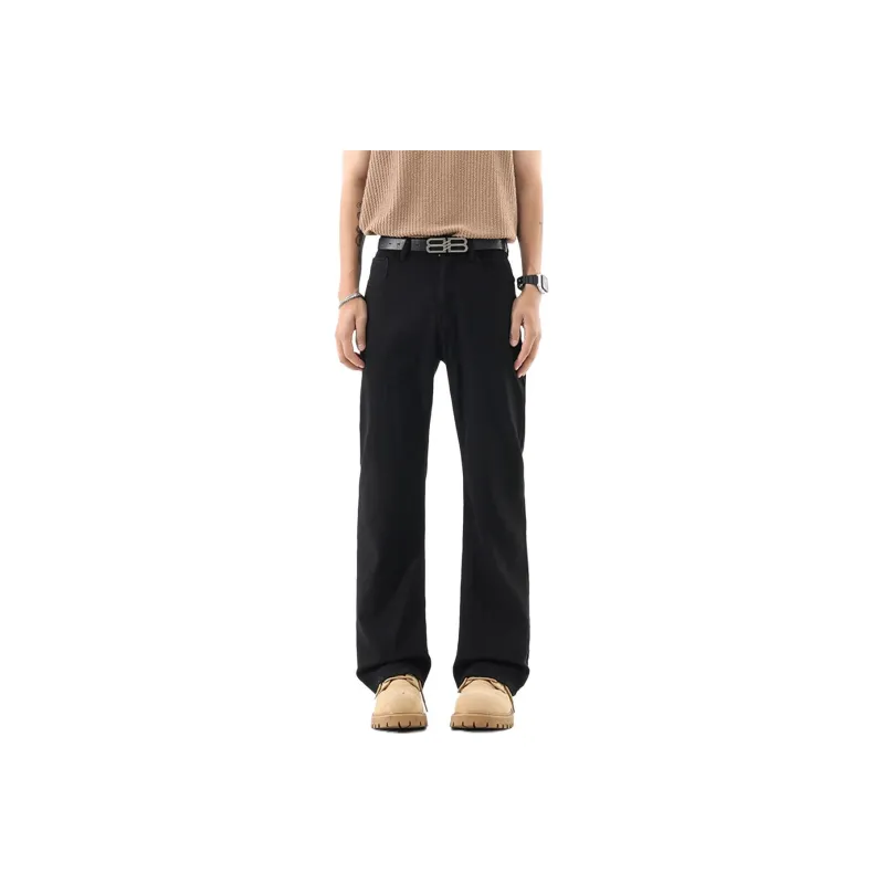 FISHGALAXY Casual Pants Unisex Black-0